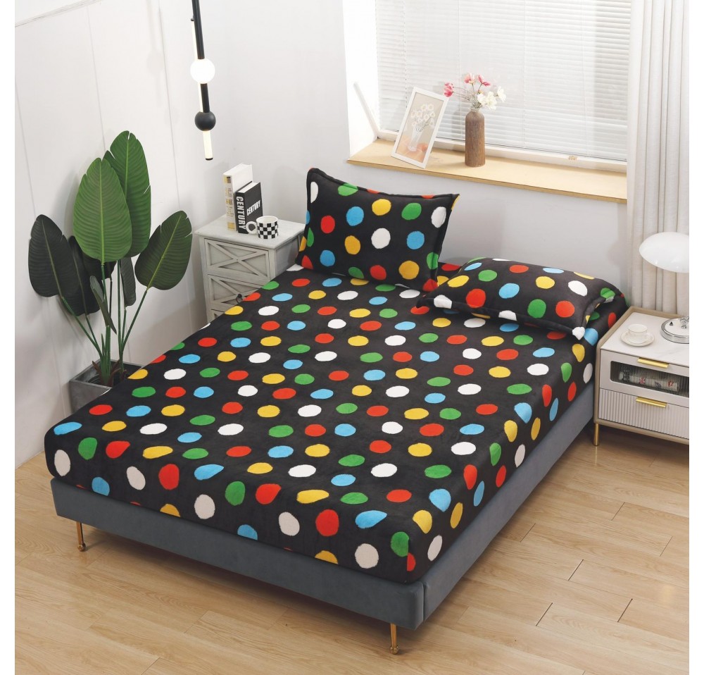 Husa de pat Cocolino cu ELASTIC + 2 Fete de perna  HCS10