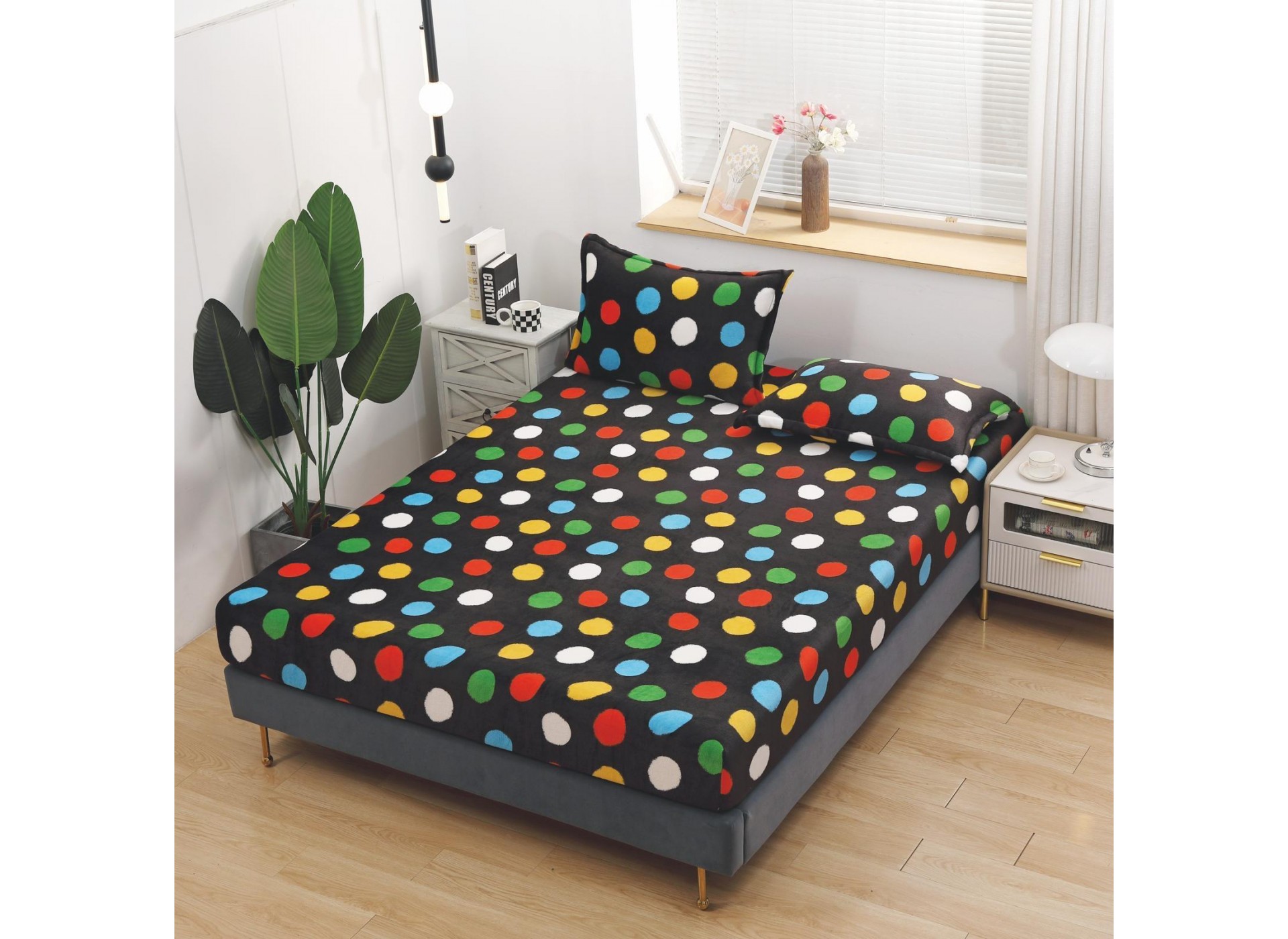 Husa de pat Cocolino cu ELASTIC + 2 Fete de perna  HCS10