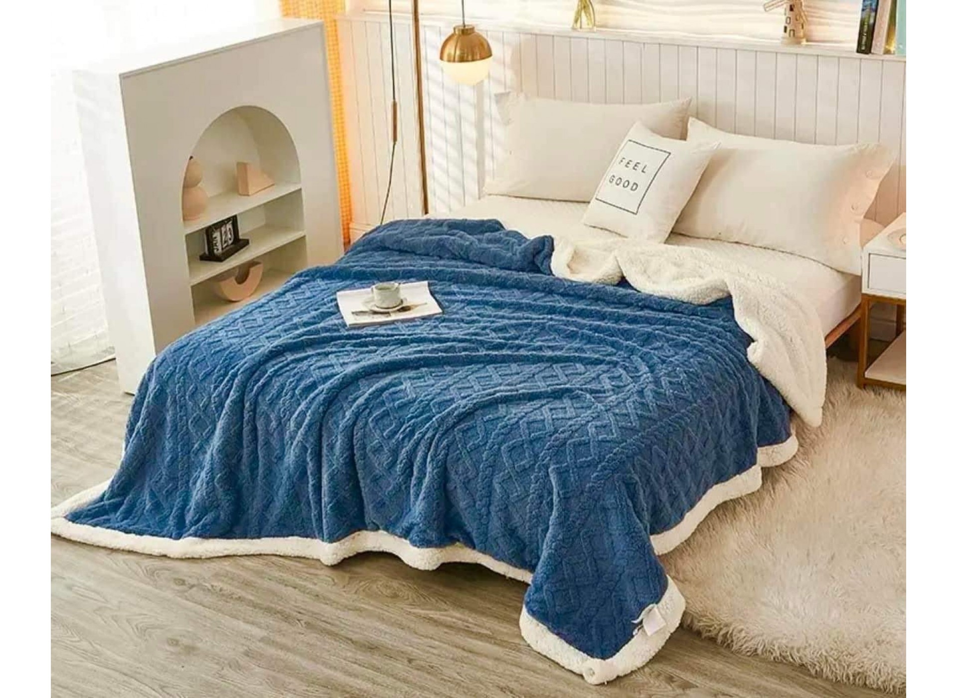 Patura Cocolino LUXURY groasa cu blanita JB13