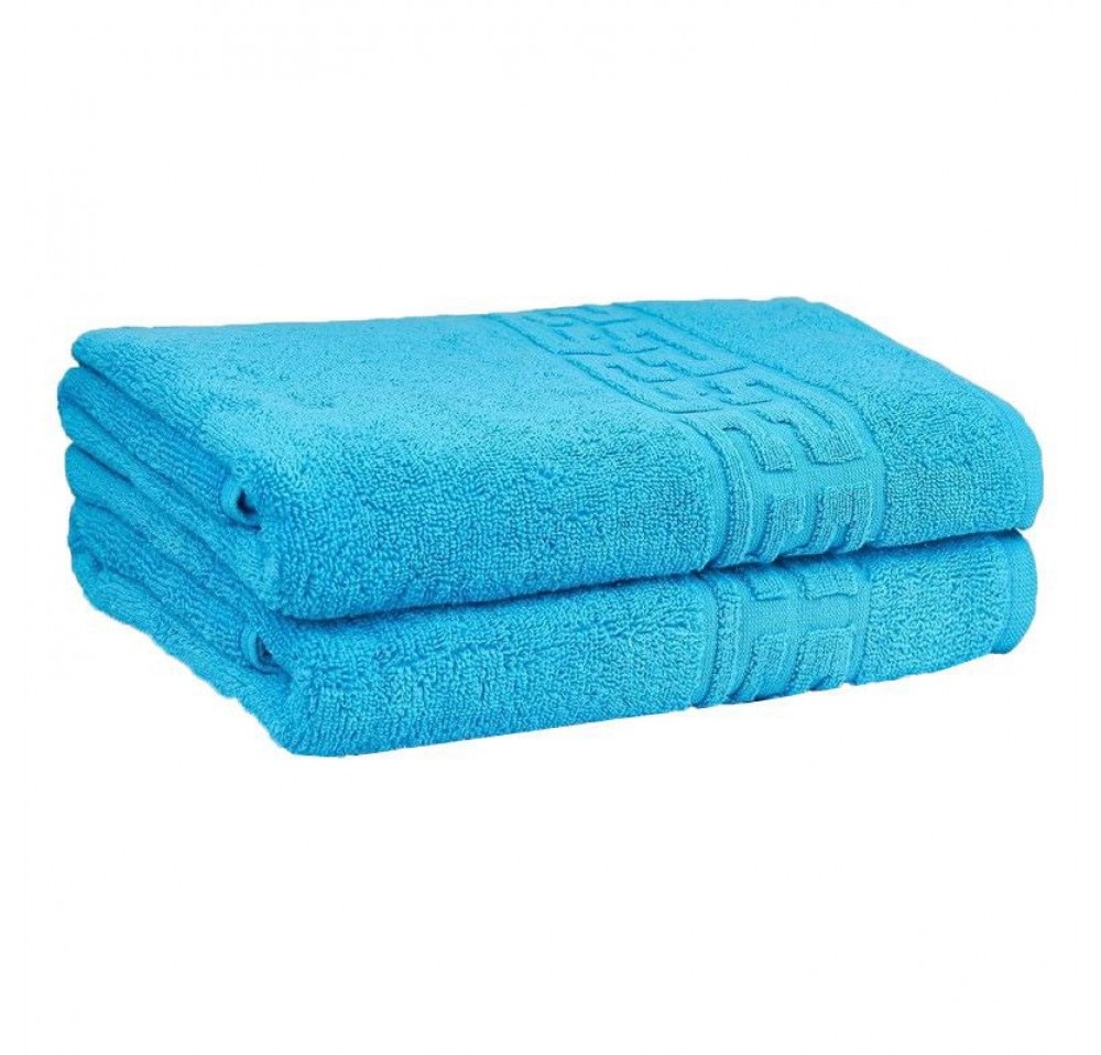 Pachet 2 prosoape baie – Greek Border, 70×140 cm, 100% bumbac BLEO