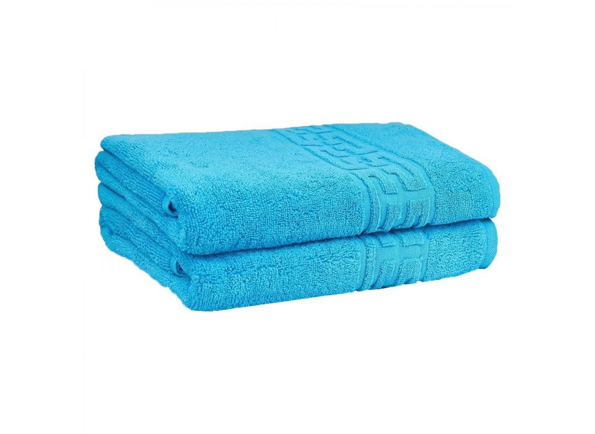 Pachet 2 prosoape baie – Greek Border, 70×140 cm, 100% bumbac BLEO
