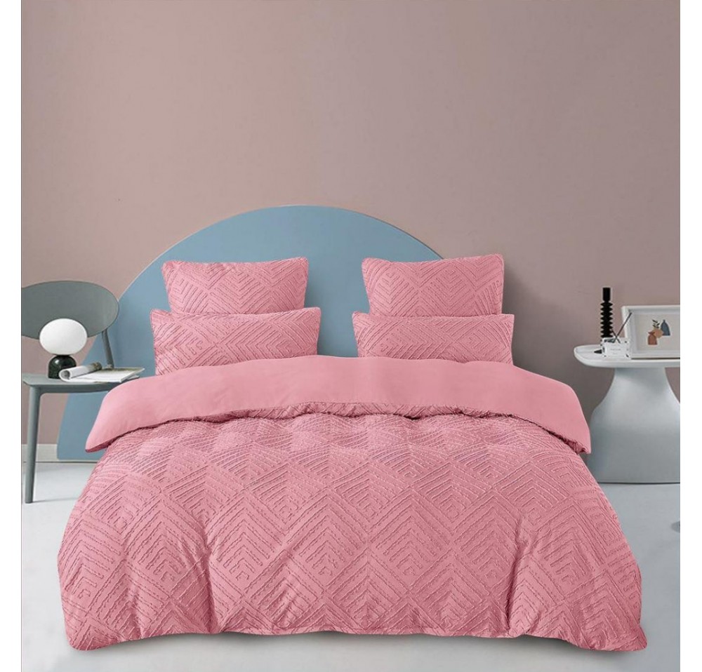Lenjerie LUX BRODAT din bumbac 6 piese BR04