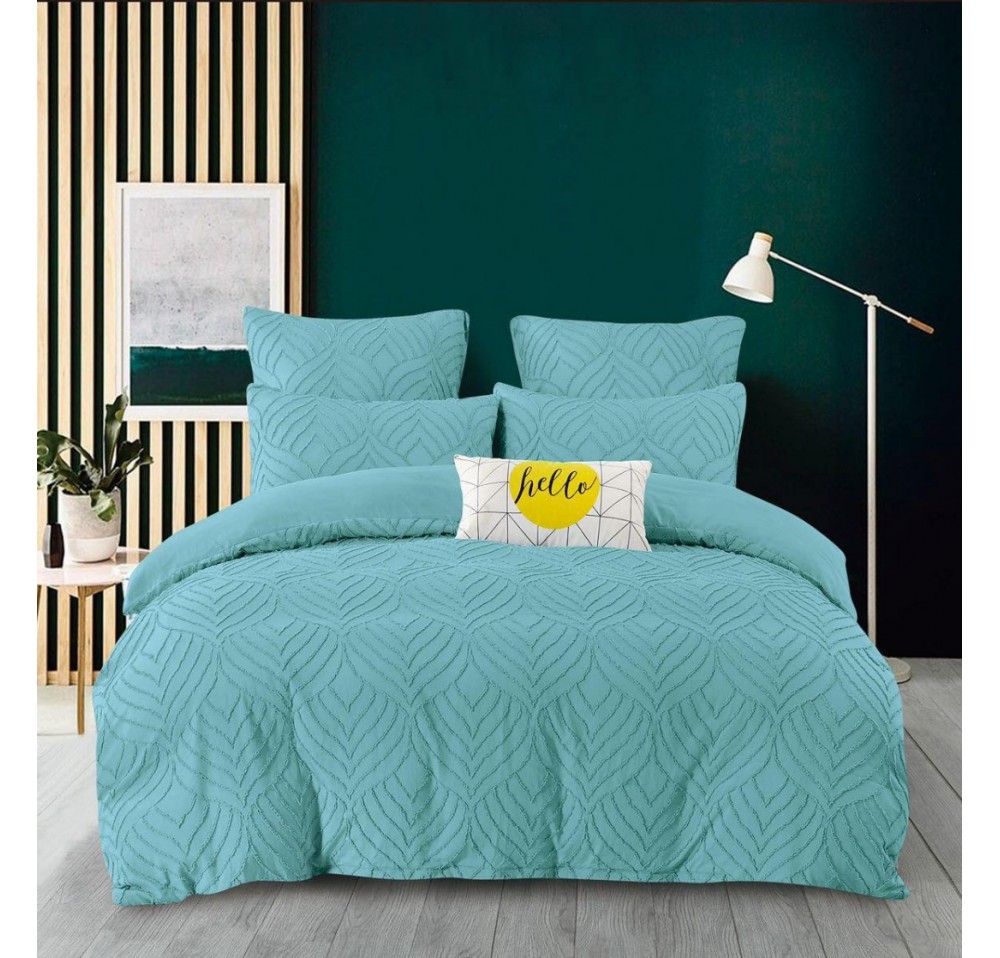 Lenjerie LUX BRODAT din bumbac 6 piese BR11