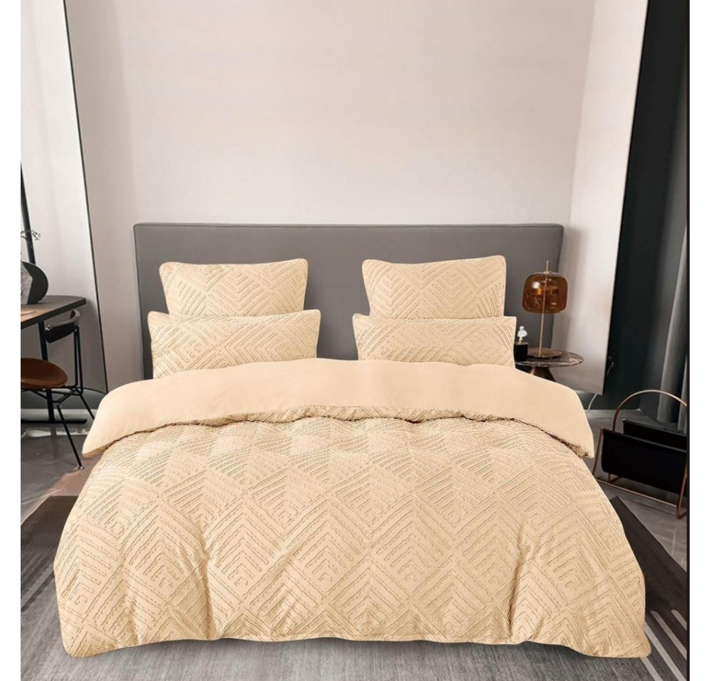 Lenjerie LUX BRODAT din bumbac 6 piese BR15