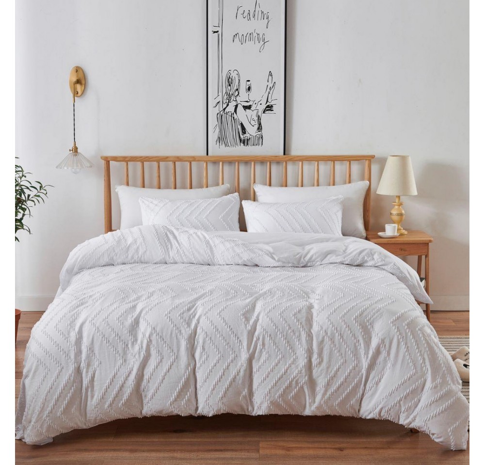 Lenjerie LUX BRODAT din bumbac 6 piese BR25
