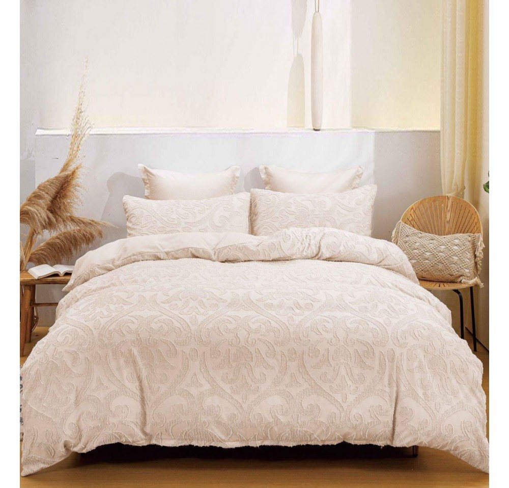 Lenjerie LUX BRODAT din bumbac 6 piese BR31