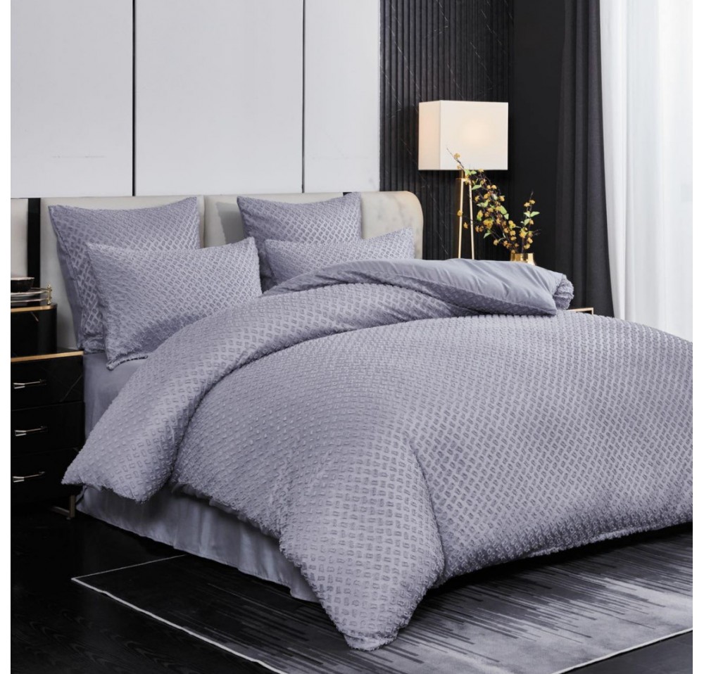 Lenjerie LUX BRODAT din bumbac 6 piese BR33