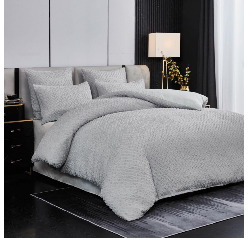 Lenjerie LUX BRODAT din bumbac 6 piese BR35