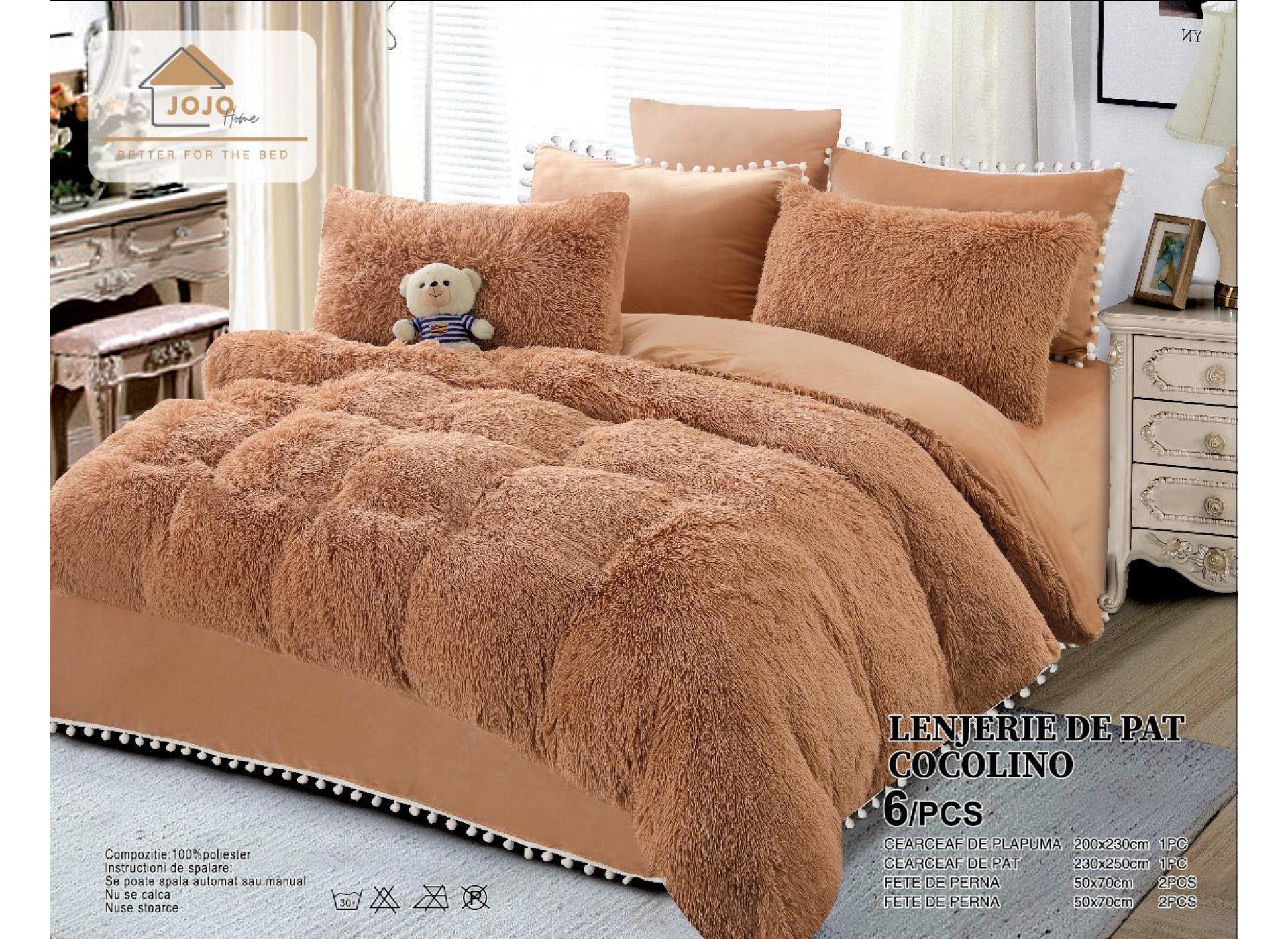 Lenjerie pat super pufoasa Cocolino Fluffy CB030