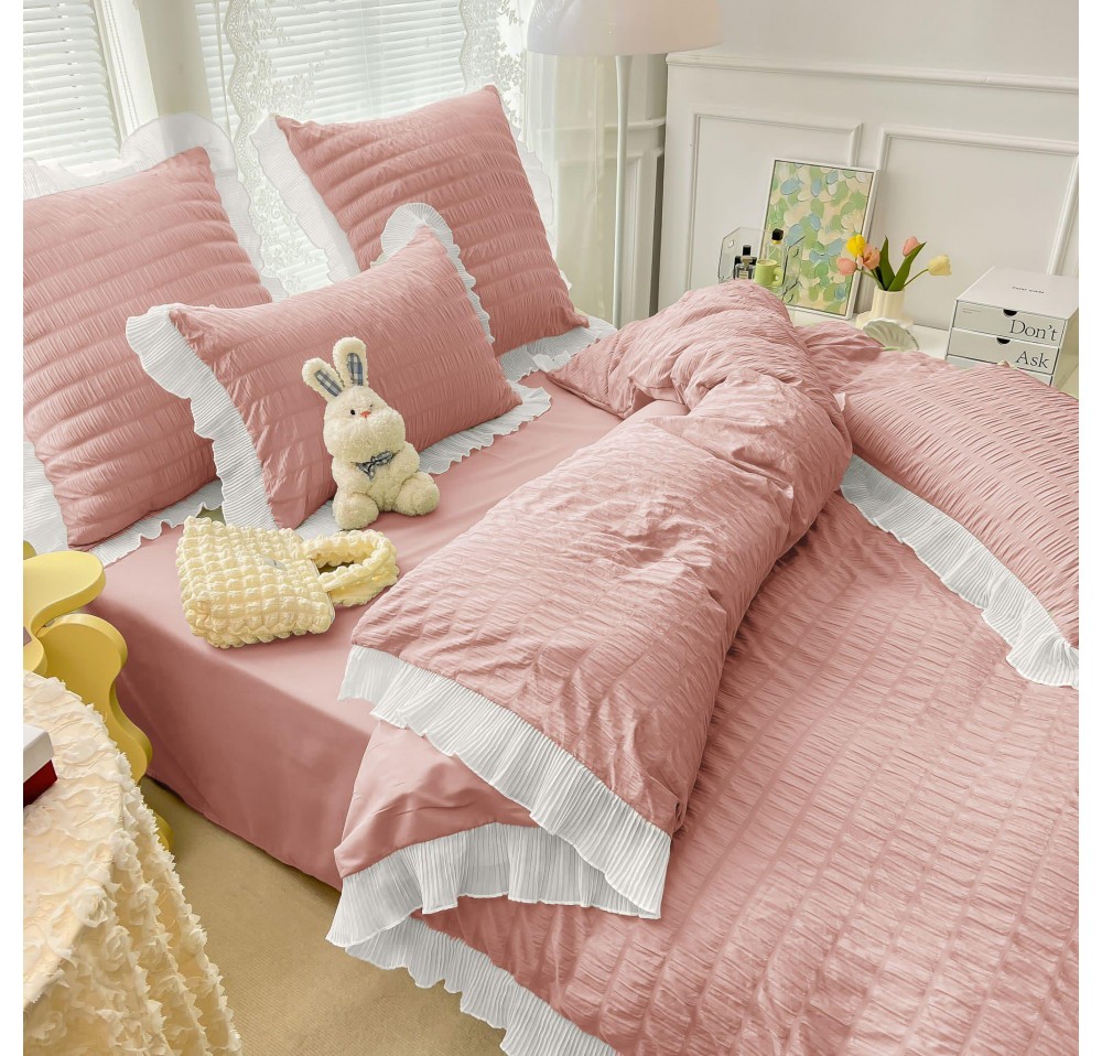 Lenjerie de Lux CREPONATA din Bumbac CR012