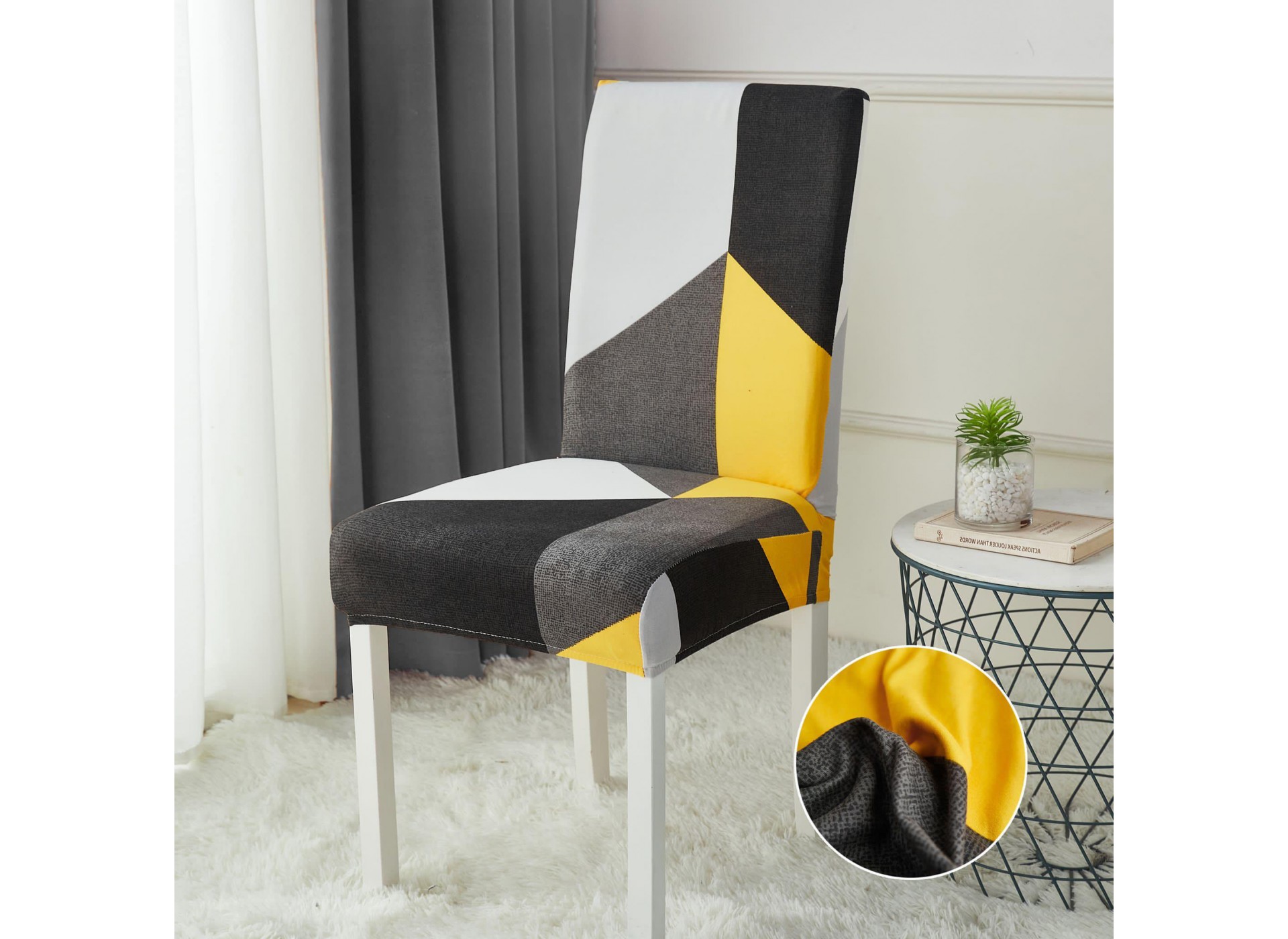Set 6 Huse Elastice pentru Scaune HS019