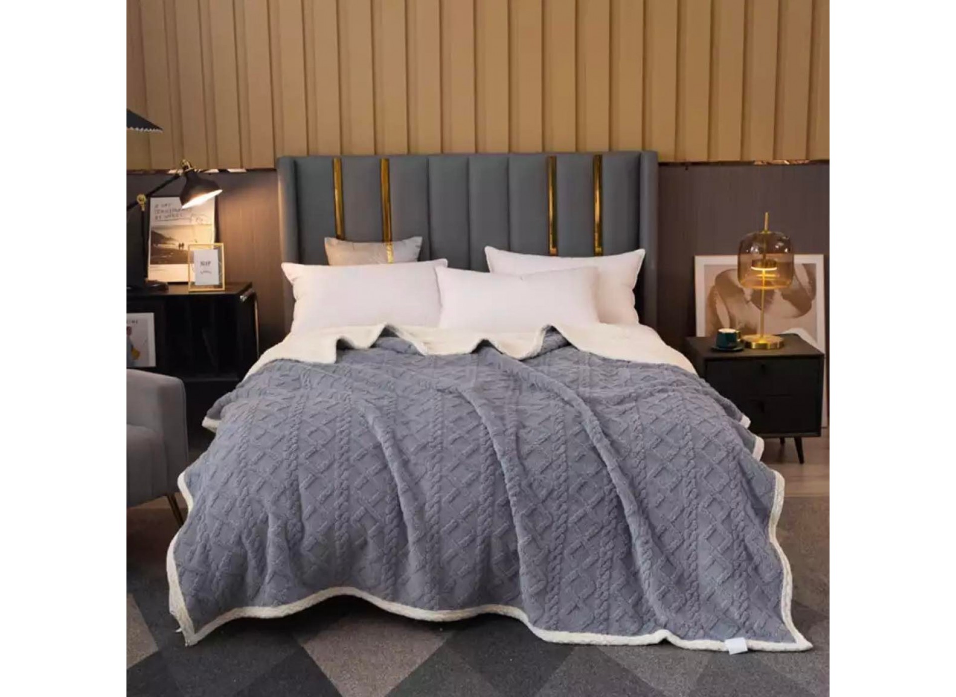 Patura Cocolino LUXURY groasa cu blanita JB01