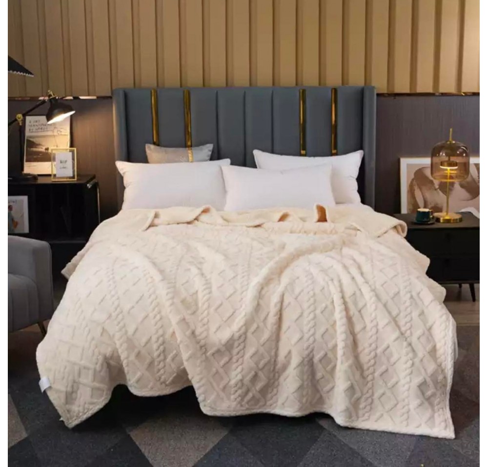 Patura Cocolino LUXURY groasa cu blanita JB02