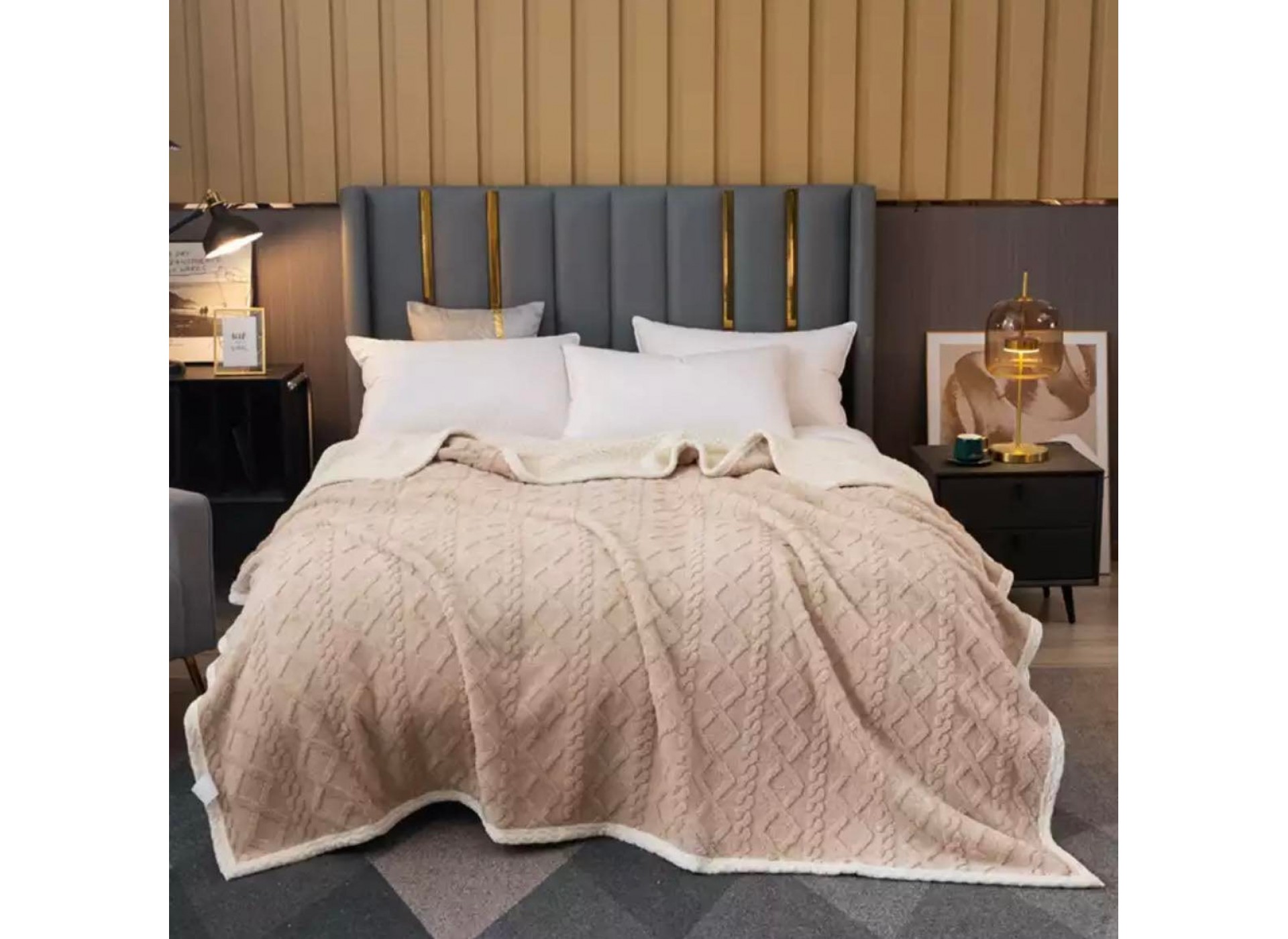 Patura Cocolino LUXURY groasa cu blanita JB04