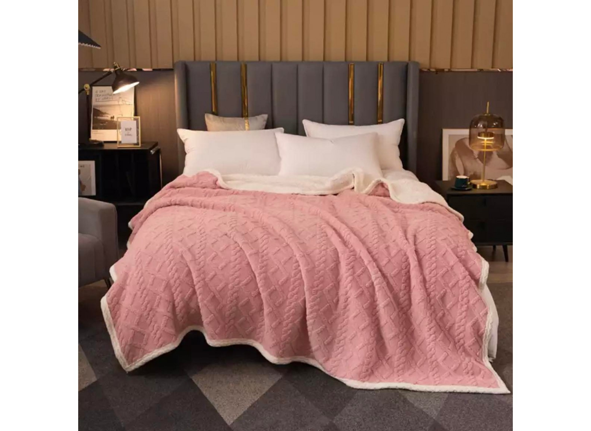 Patura Cocolino LUXURY groasa cu blanita JB05