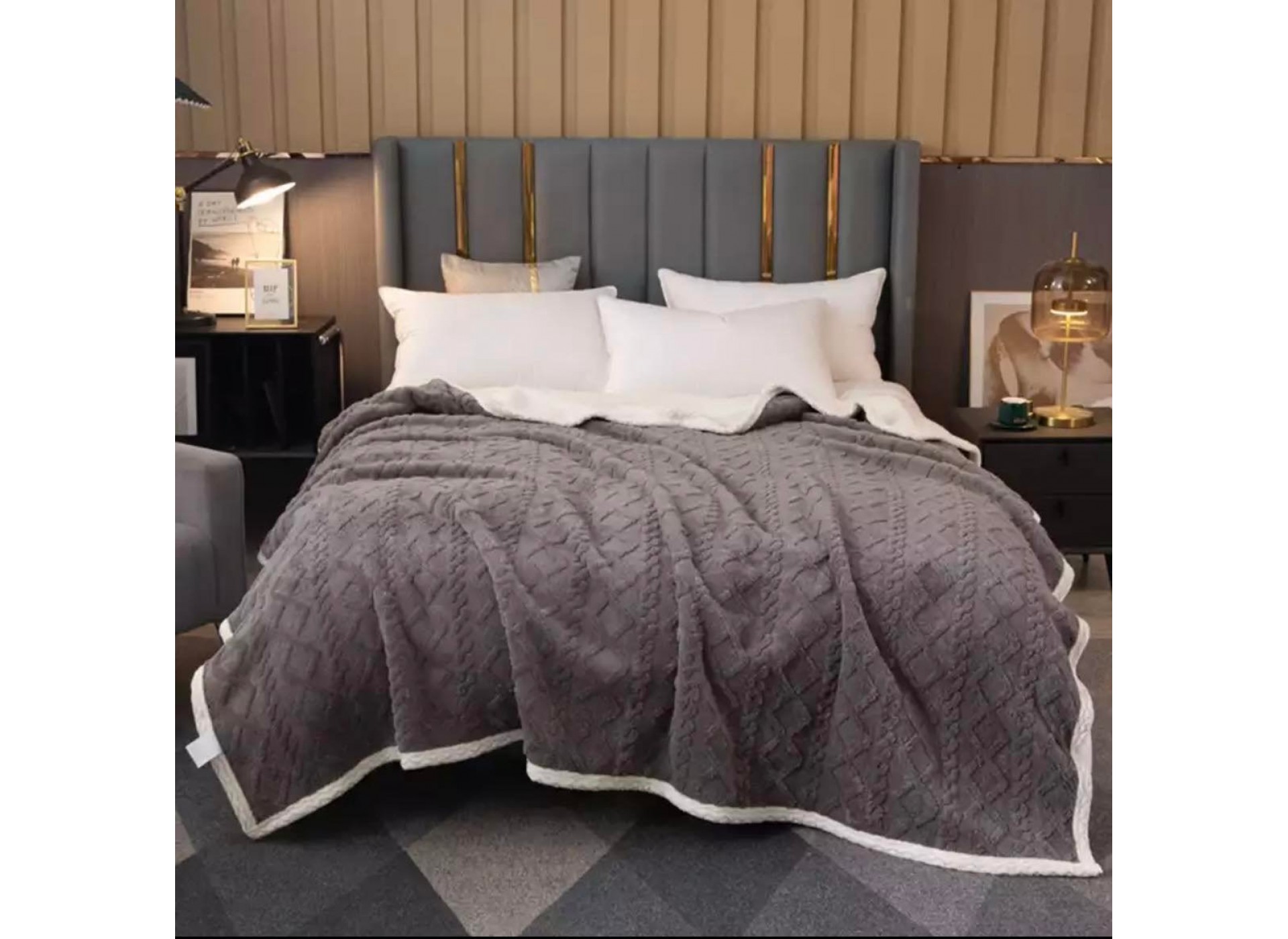 Patura Cocolino LUXURY groasa cu blanita JB06