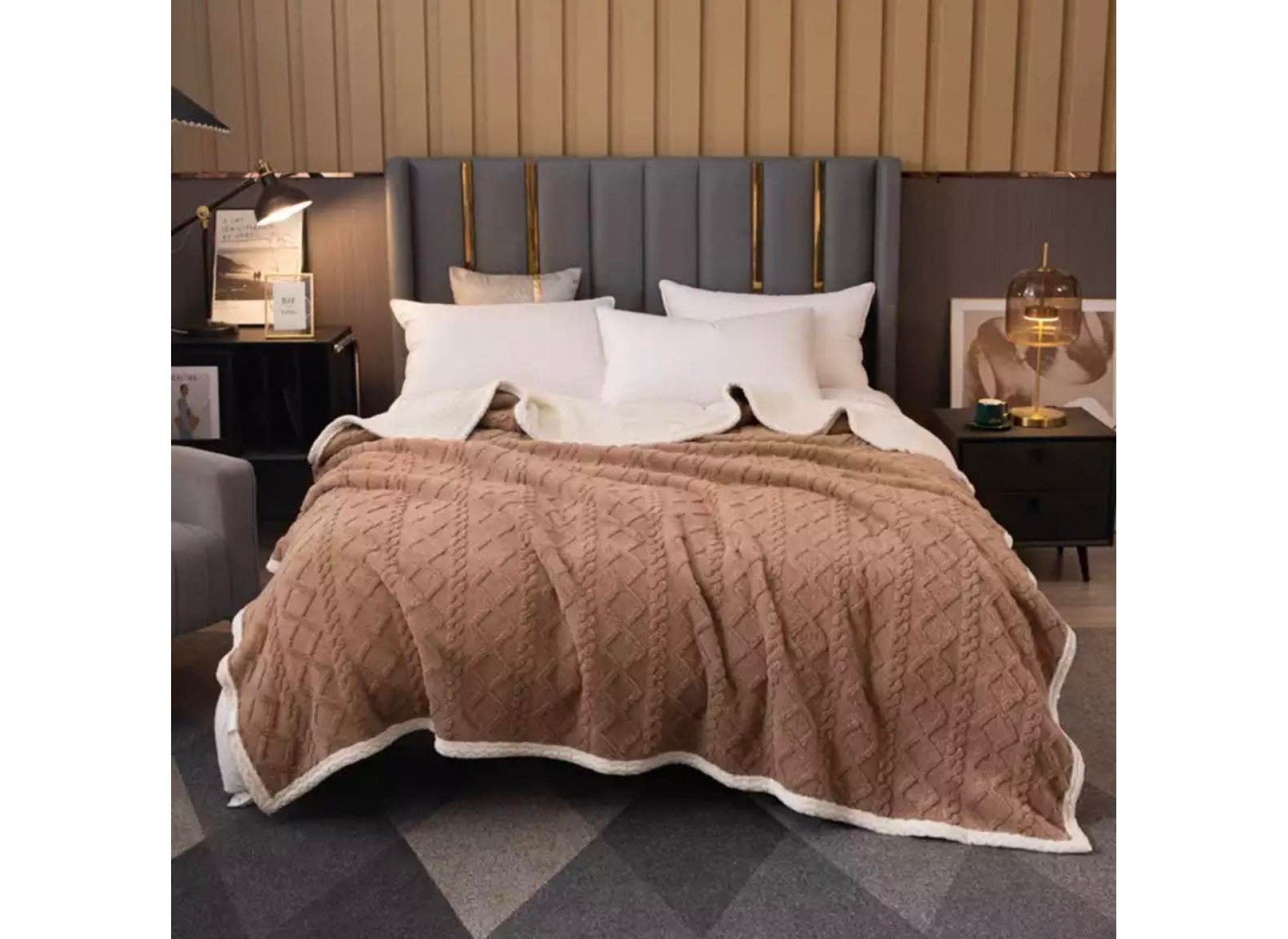 Patura Cocolino LUXURY groasa cu blanita JB07
