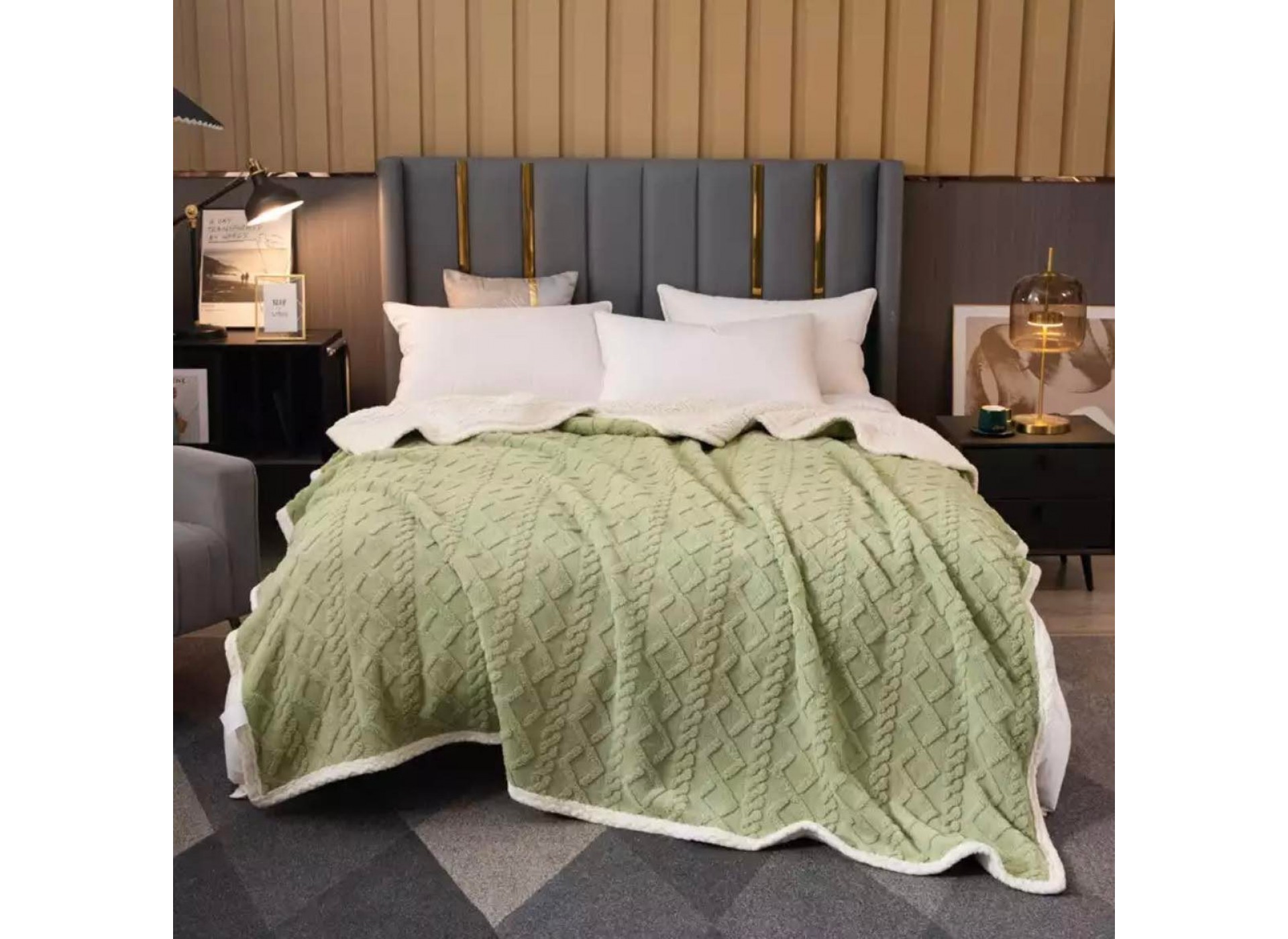 Patura Cocolino LUXURY groasa cu blanita JB09