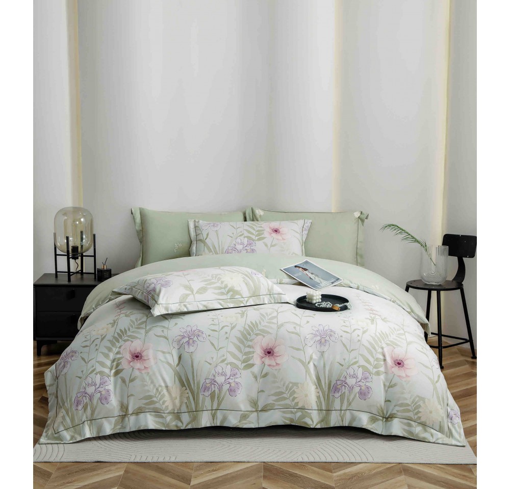 Lenjerie Deluxe din bumbac finet 6 piese cu elastic - JLE020