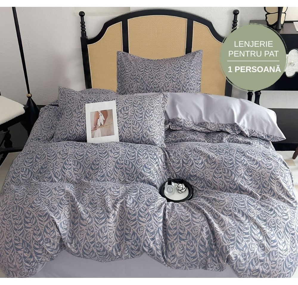 Lenjerie de Pat Finet 1 Persoană, 4 Piese - LS069