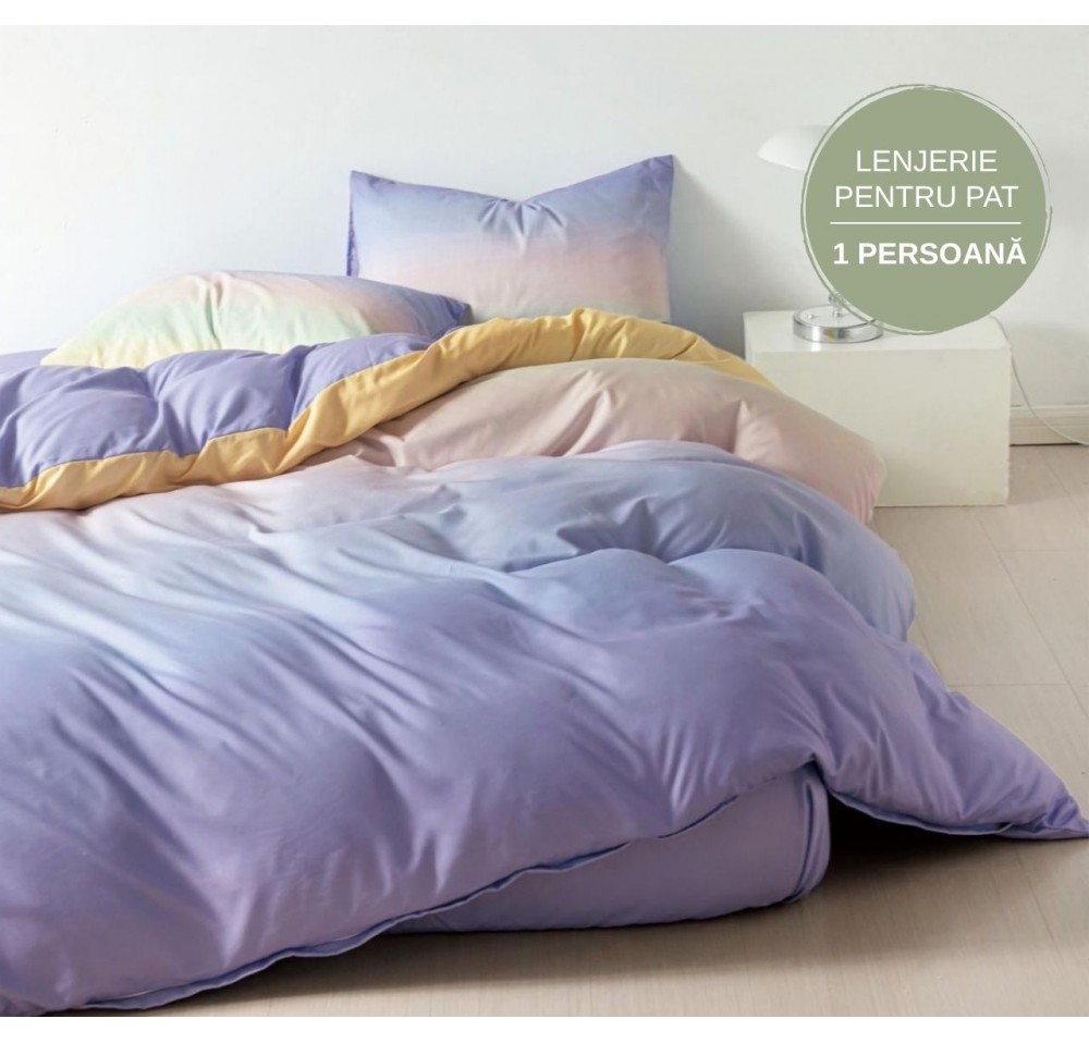 Lenjerie de Pat Finet 1 Persoană, 4 Piese - LS074