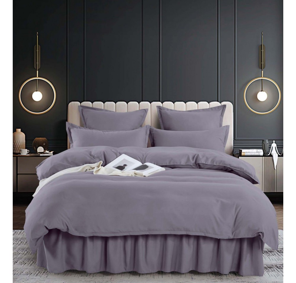 Lenjerii de Lux UNI 6 piese cu VOLANASE LVU003