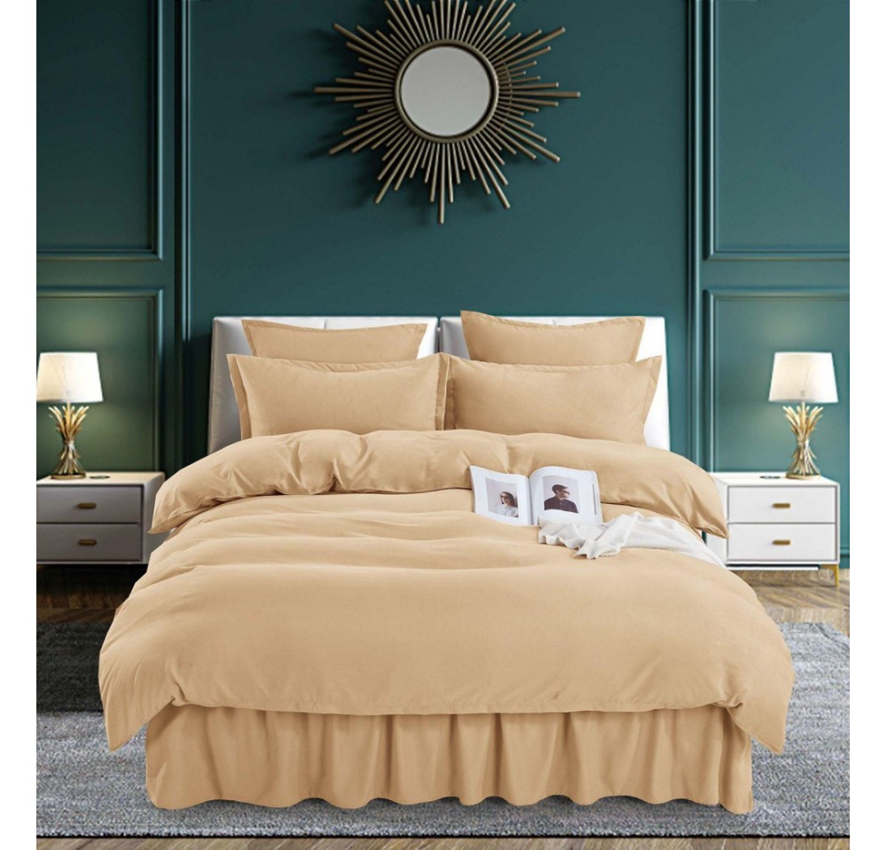 Lenjerii de Lux UNI 6 piese cu VOLANASE LVU005