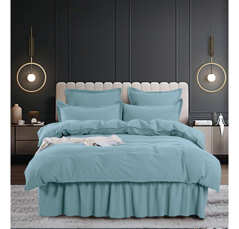 Lenjerii de Lux UNI 6 piese cu VOLANASE LVU008