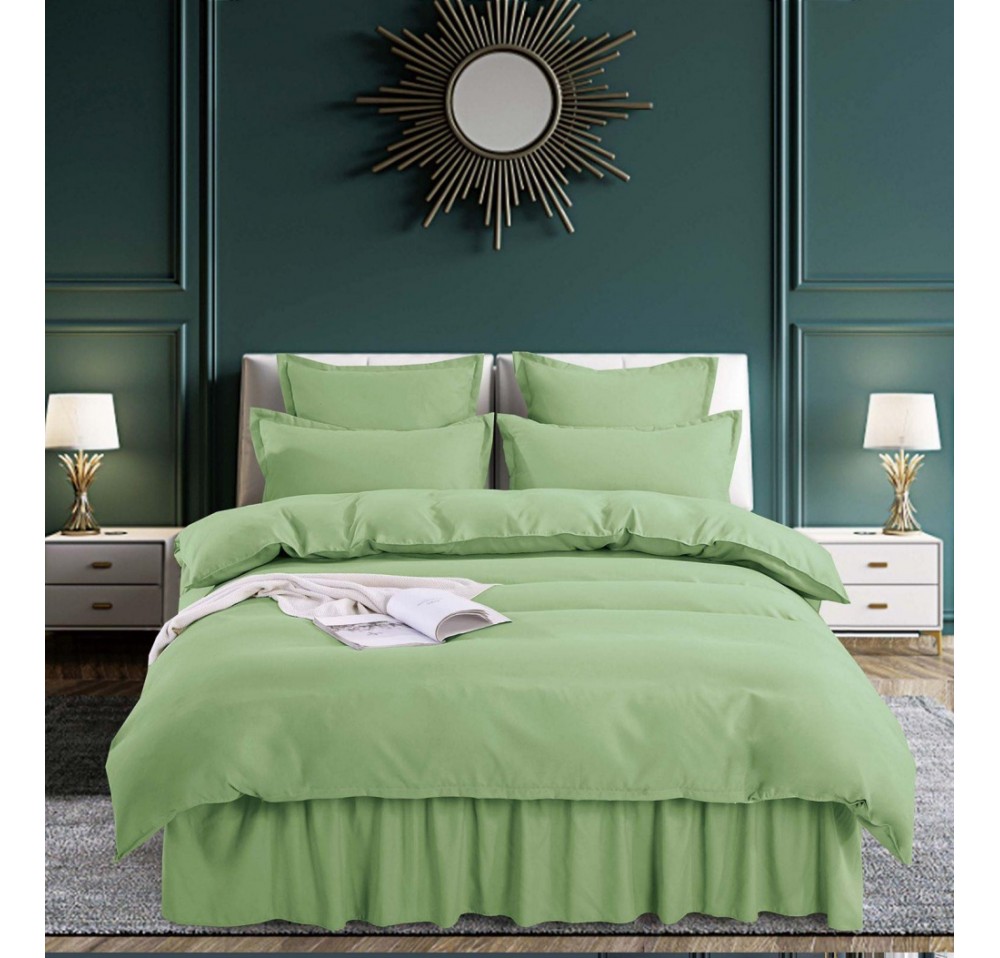 Lenjerii de Lux UNI 6 piese cu VOLANASE LVU011