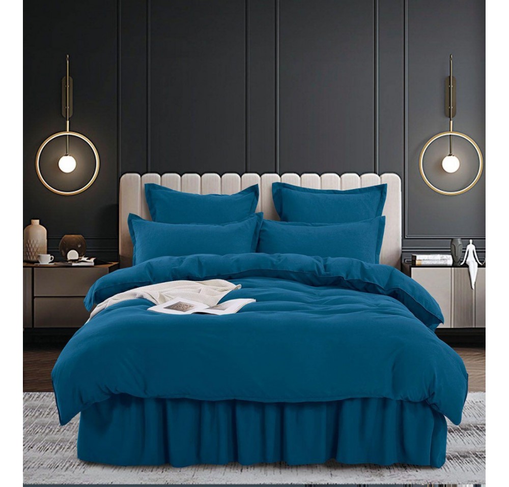 Lenjerii de Lux UNI 6 piese cu VOLANASE LVU012