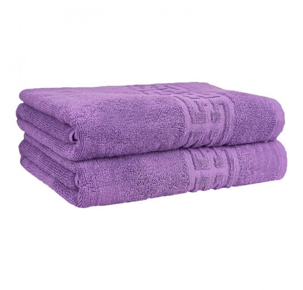 Pachet 2 prosoape baie – Greek Border, 70×140 cm, 100% bumbac MOV