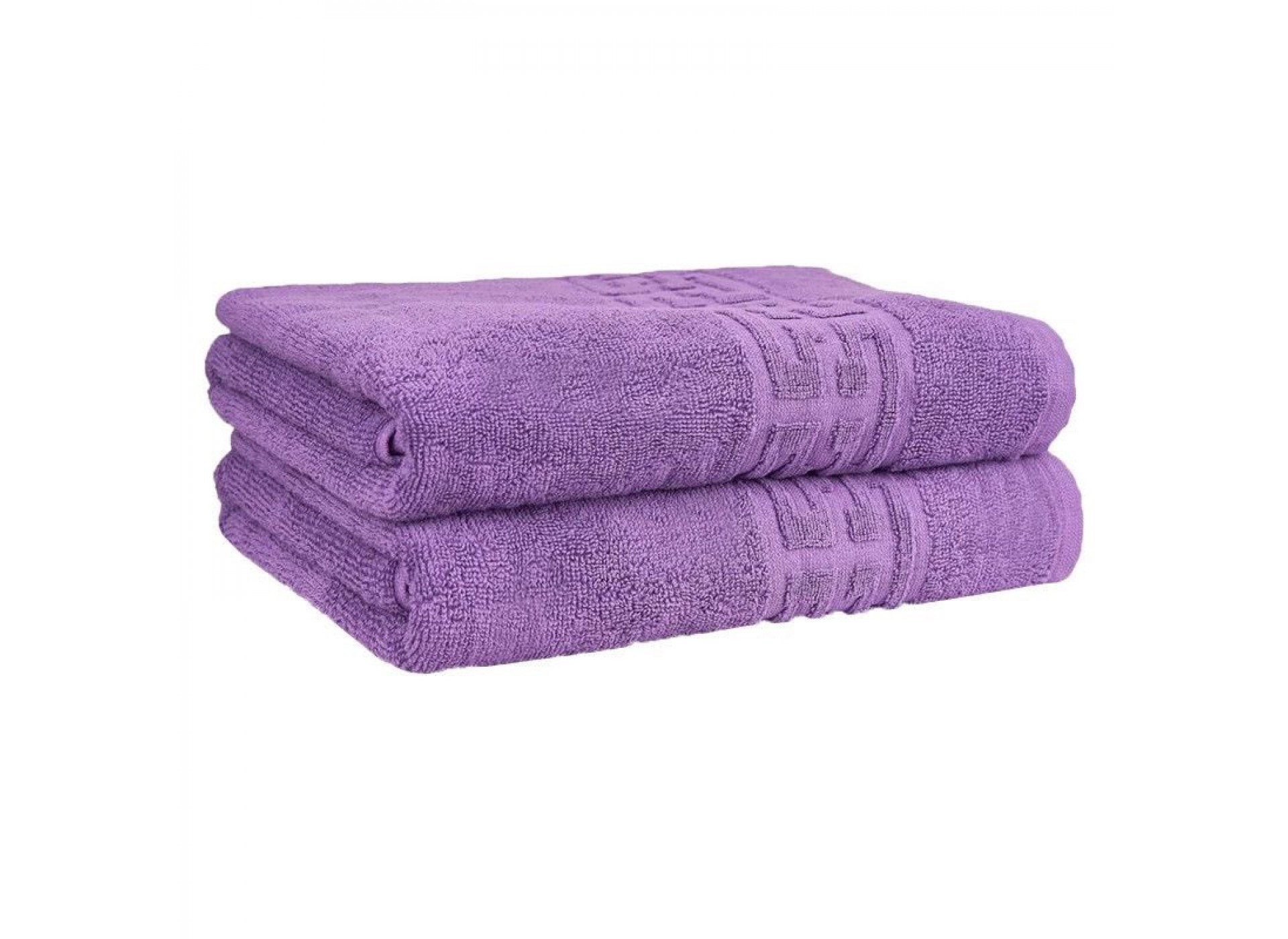 Pachet 2 prosoape baie – Greek Border, 70×140 cm, 100% bumbac MOV