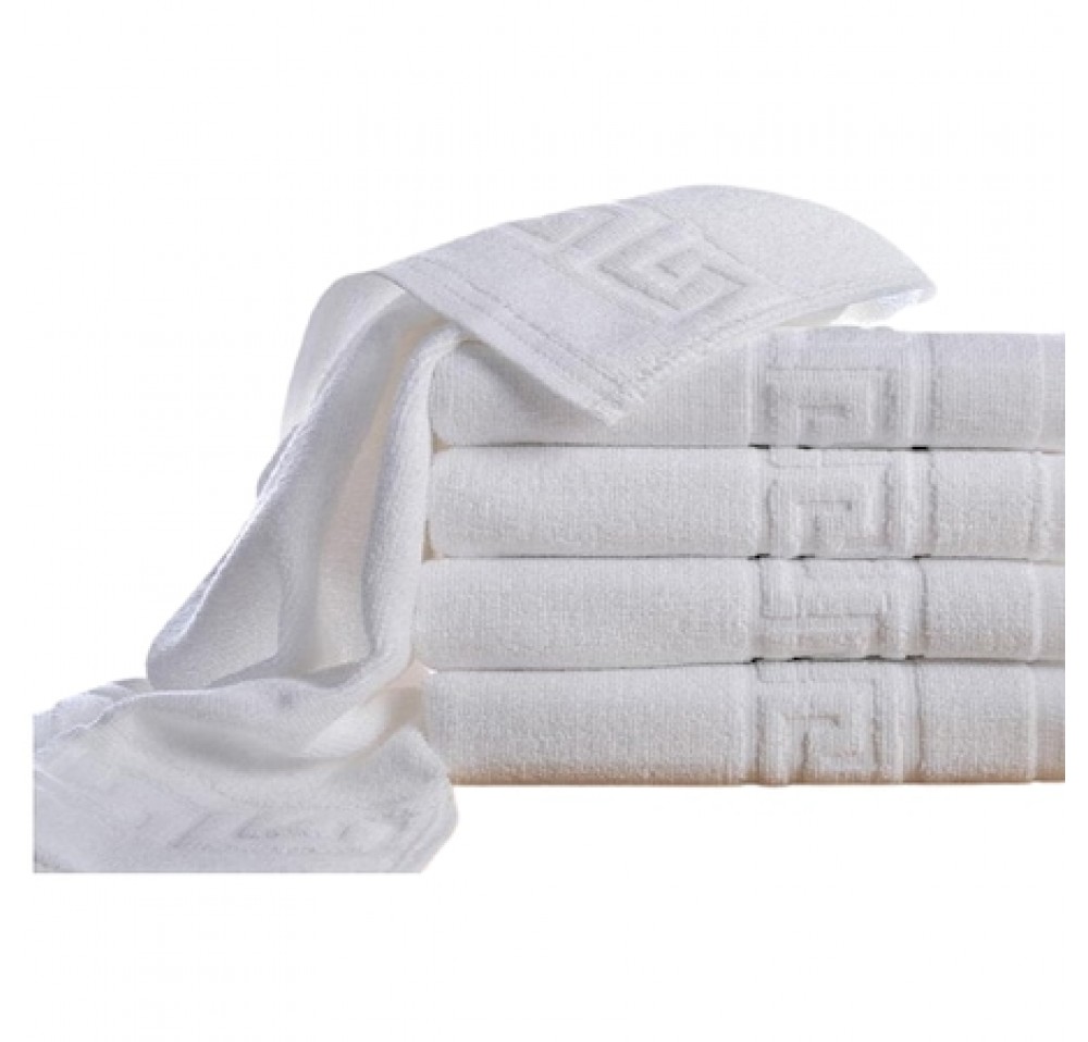 Pachet 4 prosoape baie – Greek Border, 70×140 cm, 100% bumbac
