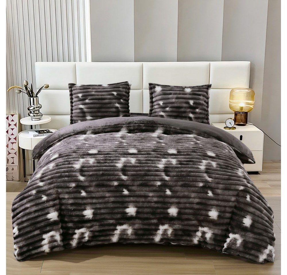 Lenjerie pat super pufoasa Cocolino Fluffy,4 piese,cearceaf elastic - COF36